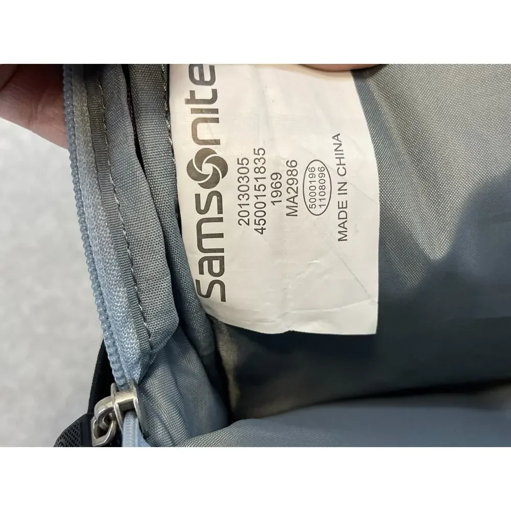 Samsonite Backpack Travel Bag Purple